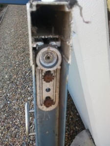 Old Bottom Pivot Door Repairs Brisbane